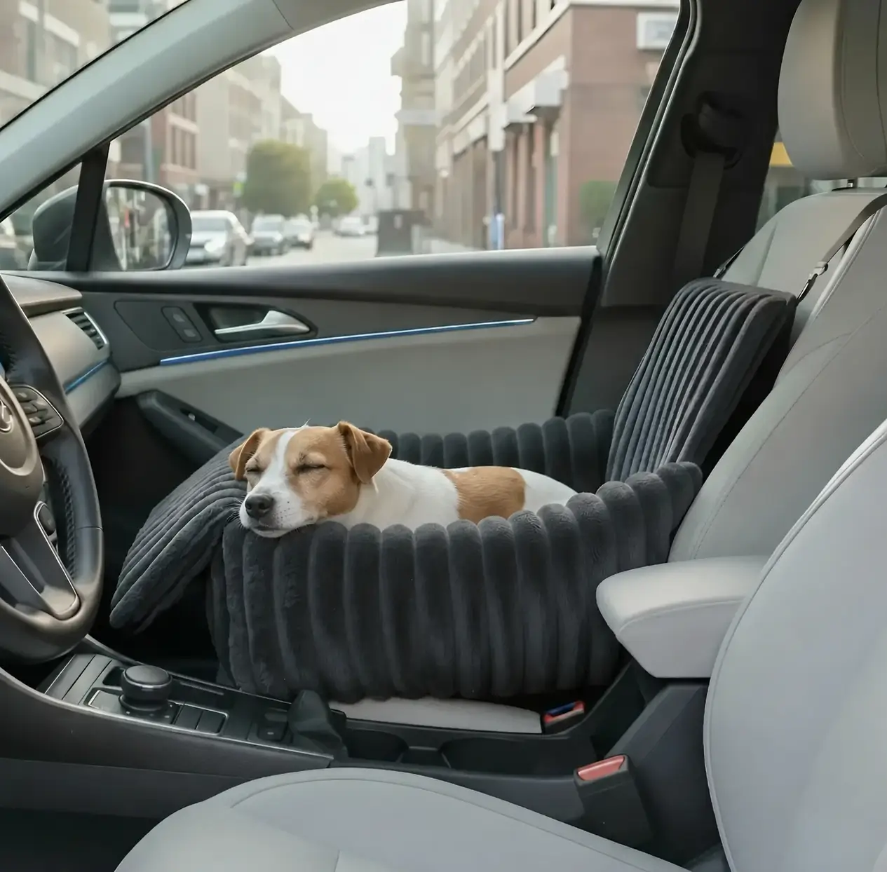 Siège auto pour chien douillet et sécurisé, pour voyager sereinement avec votre compagnon