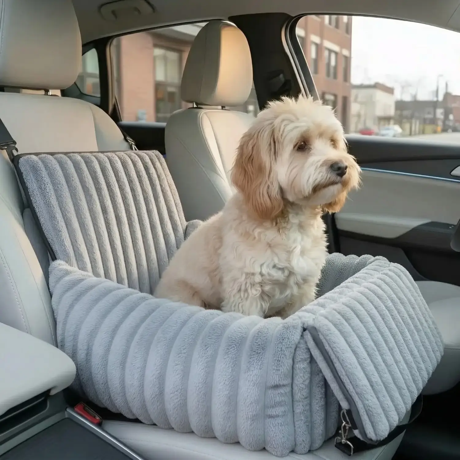 Siège auto pour chien douillet et sécurisé, pour voyager sereinement avec votre compagnon