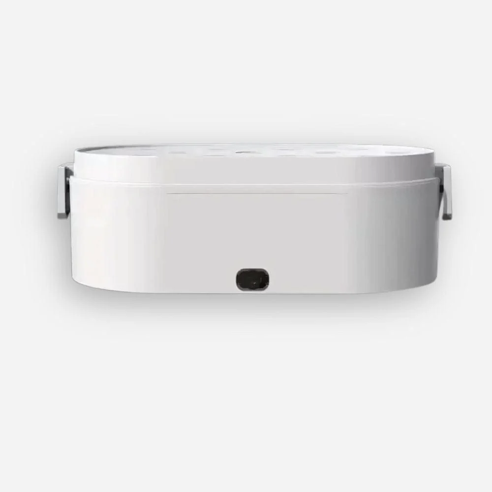Lunch box chauffante USB en acier inoxydable, à double compartiment